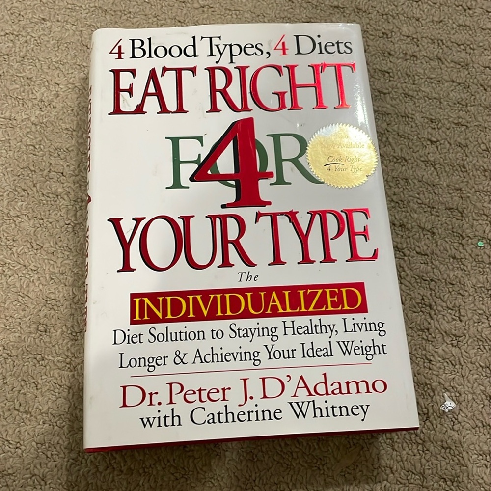 Book- eat right for your type